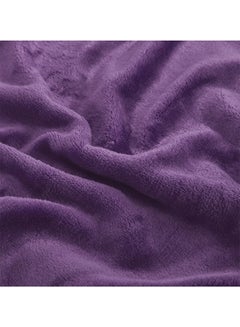 Safar Tekstil Super Soft Flano Blanket Flannel Purple 220x240cm  - Image 3