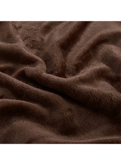 Safar Tekstil Super Soft Flano Blanket Flannel Dark brown  - Image 3