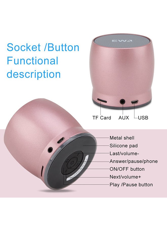 EWA Portable Bluetooth Speaker Pink - Image 3