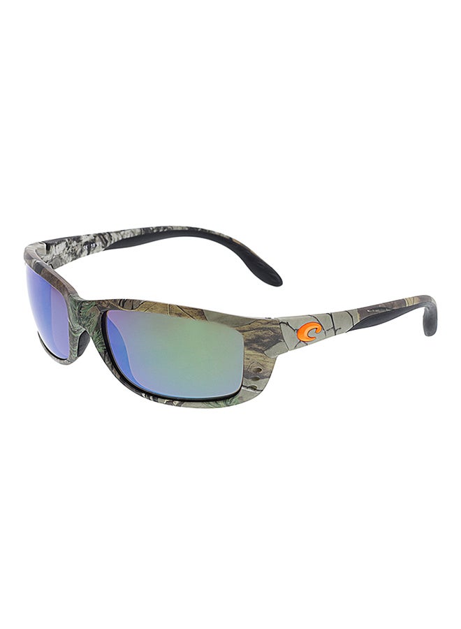 Men's Zane Polarized Rectangular Sunglasses ZN69OGMGLP
