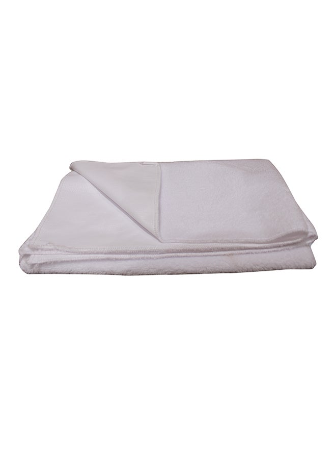 Foam Mattress Topper With Protector Layer Cotton Blend Grey 200x140x6cm - v1545121859/N19912522A_4