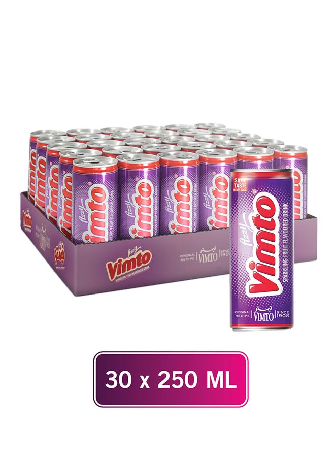 Vimto Sparkling Fruit Flavored Drink 250ml Pack of 30