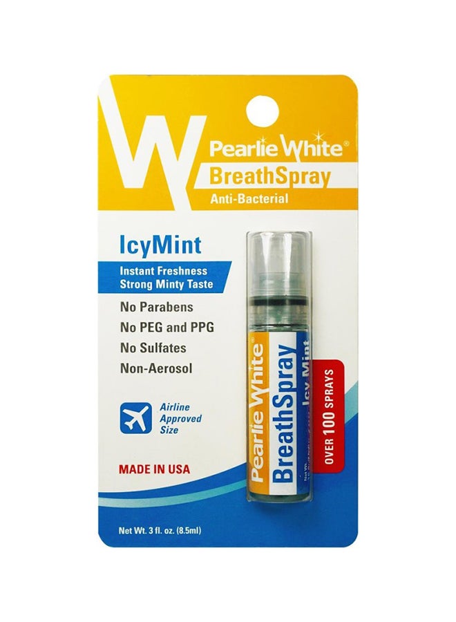 Pearlie White Anti-Bacterial Breath Spray Multicolour 8.5ml