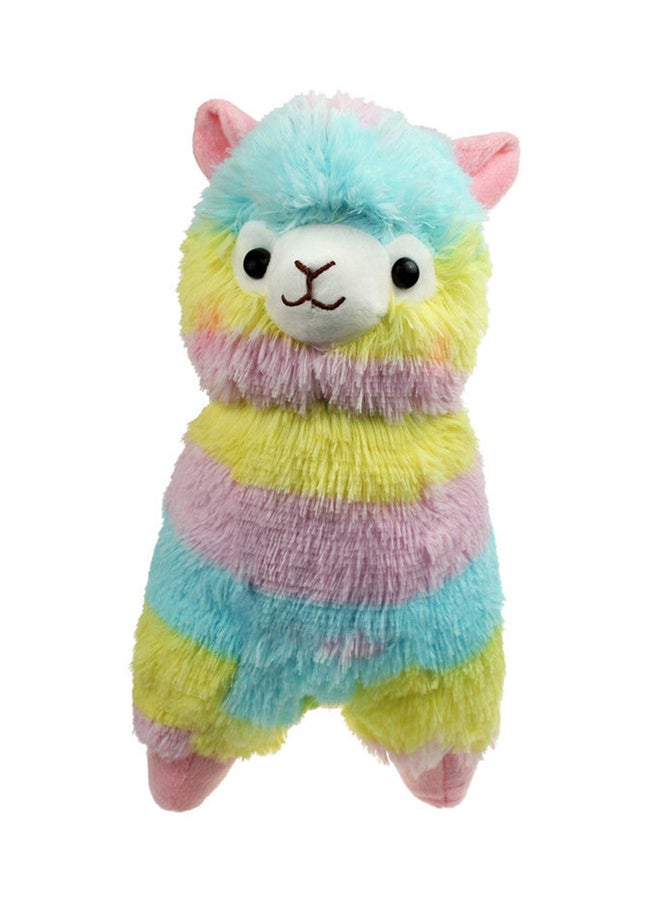 DEDC Rainbow Alpacasso Alpaca Llama Plush Toy 7inch  - Image 1