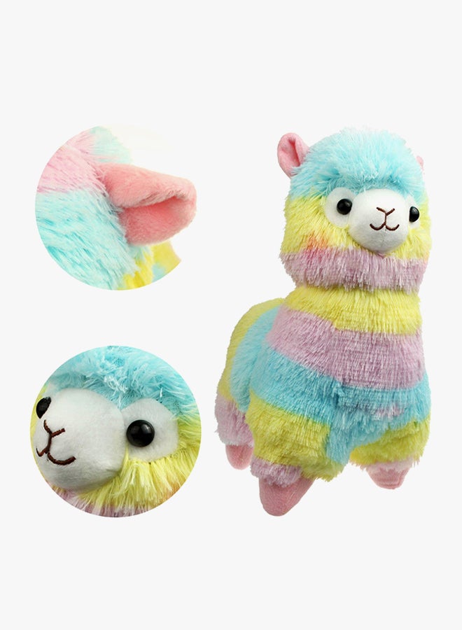 DEDC Rainbow Alpacasso Alpaca Llama Plush Toy 7inch  - Image 4