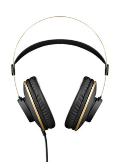 AKG Over-Ear Monitor Headphones Matte Black/Gold  - Image 1