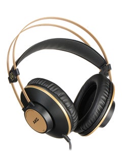 AKG Over-Ear Monitor Headphones Matte Black/Gold  - Image 4
