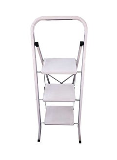Hawk King 3-Step Foldable Ladder Silver 1.2meter  - Image 2