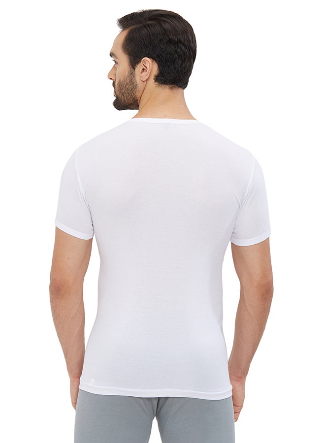 BYC Aerocool Round Neck Undershirt White  - Image 2