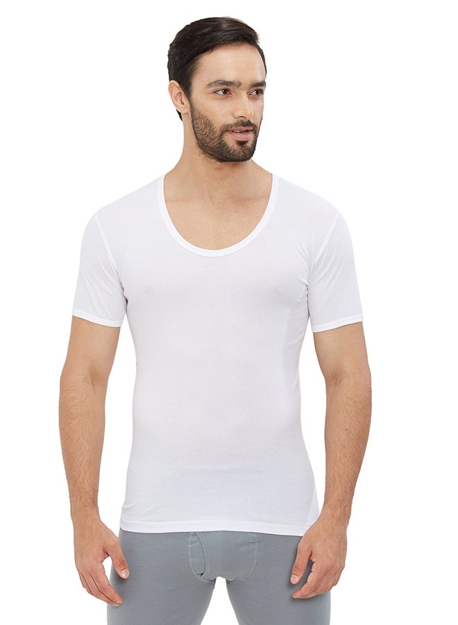 BYC - Aerocool Scoop Neck Undershirt White - Image 1