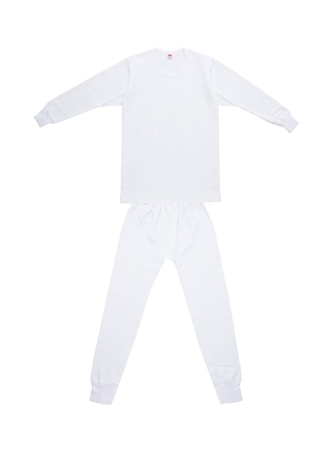 BYC 2-Piece Full Body Thermal Set White  - Image 1