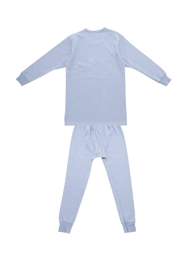 BYC - 2-Piece Full Body Thermal Set Light Grey - Image 1