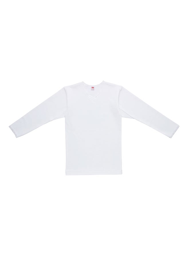 BYC - 2-Piece Full Body Thermal Set White - Image 1