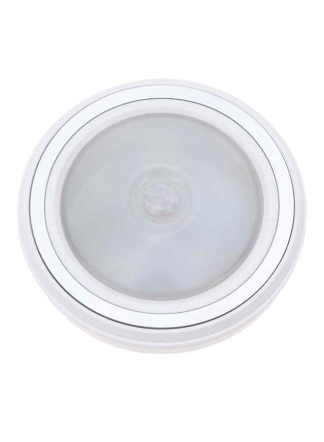 مصباح ليلي LED صغير بمستشعر حركة جسم الإنسان يعمل بالأشعة تحت الحمراء الساكنة أبيض دافئ 8x8x2.6Ø³Ù†ØªÙŠÙ…ØªØ± - Image 1