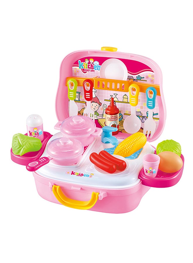 platube 16-Piece Pretend Play Big Kitchen Cook Set - Image 1