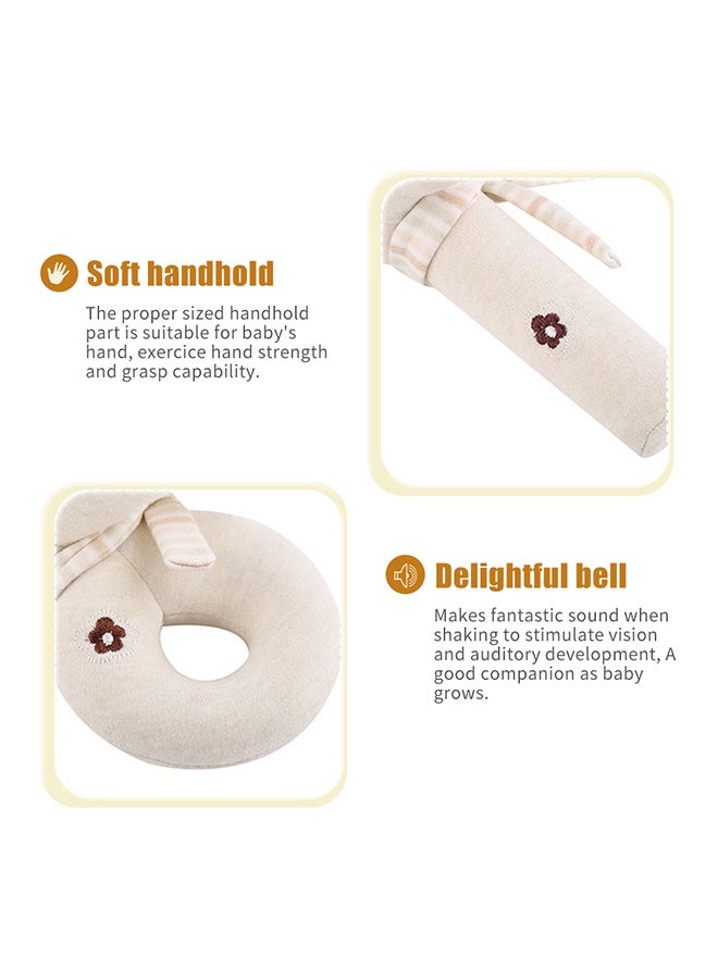 platube 2-Piece Baby Bear Rattle Squeaky Toy - Image 3