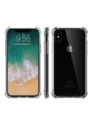 غطاء خلفي من السيليكون لموبايل أبل آيفون XS ماكس شفاف - view 2