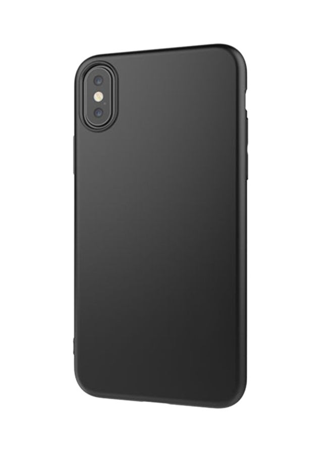 INEIX - Silicone Back Case Cover For Apple iPhone Xs Max Black - Image 1