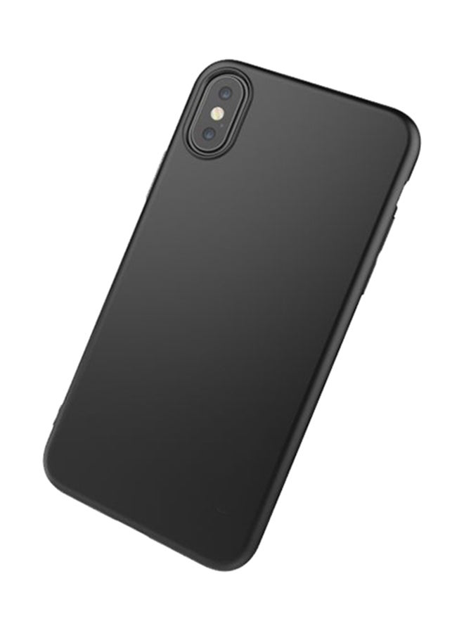 INEIX - Silicone Back Case Cover For Apple iPhone Xs Max Black - Image 1