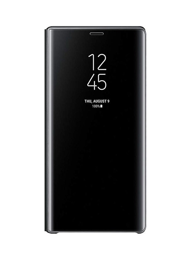 إينيكس غطاء حماية ذكي قلاب مُزوّد بنافذة عرض لهاتف سامسونج جالاكسي نوت 9 أسود - Image 3