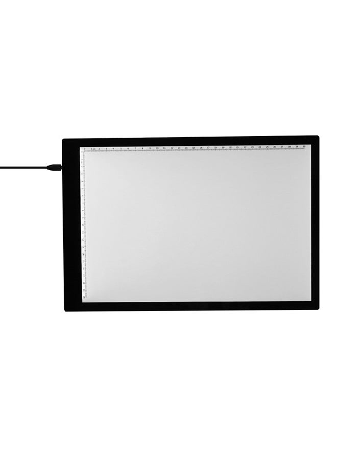 Generic A4 LED Box Tracer With USB Powered Tracing Light Pad Board Black/White  - Image 1