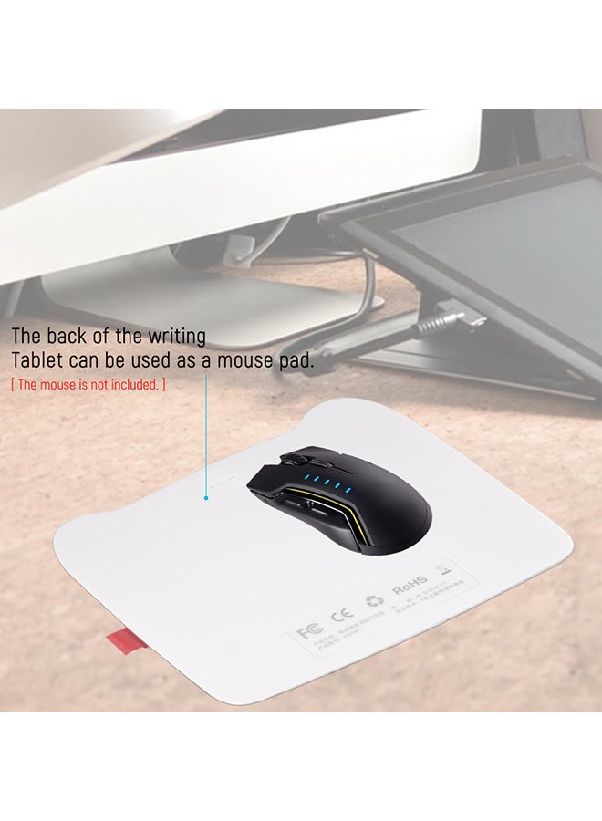 Portable LCD Multipurpose Board With Erase Lock Button White