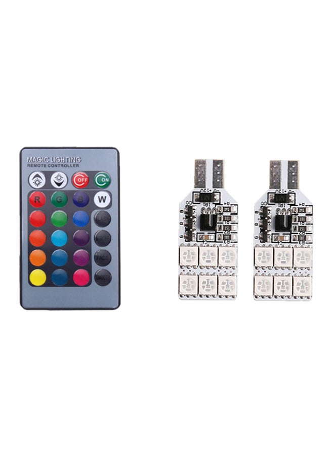 Toby's - 2-Piece T10 License Plate LED Light With Remote Set - Image 1