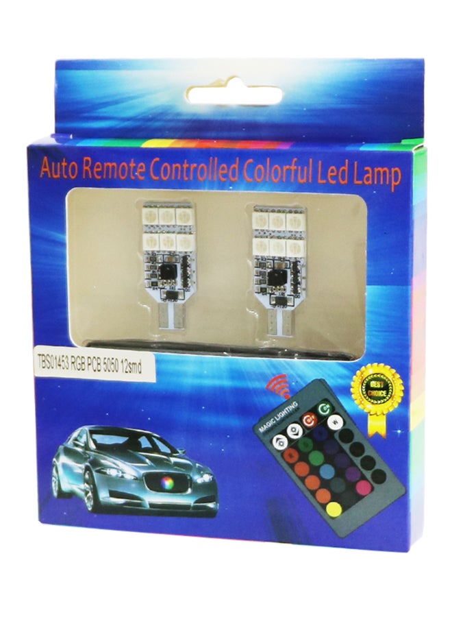 Toby's - 2-Piece T10 License Plate LED Light With Remote Set - Image 1
