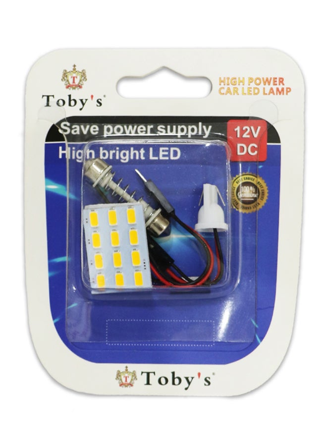 توبيز مصباح سقف السيارة الداخلي T10 بإضاءة LED - Image 3