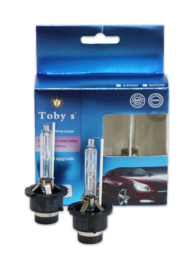 توبيز قطعتان من مصباح زينون HID طراز D4S  - Image 3