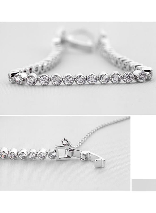 White Gold Plated Bracelet  - Image 2