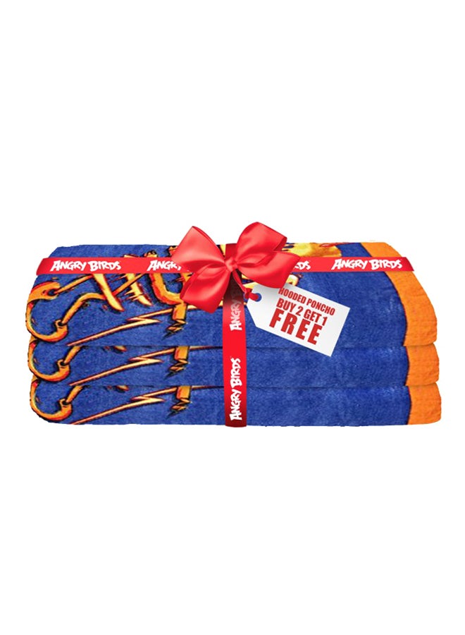 أنجري بيردز بونشو بغطاء للرأس بتصميم أنجري بيردز - Image 1