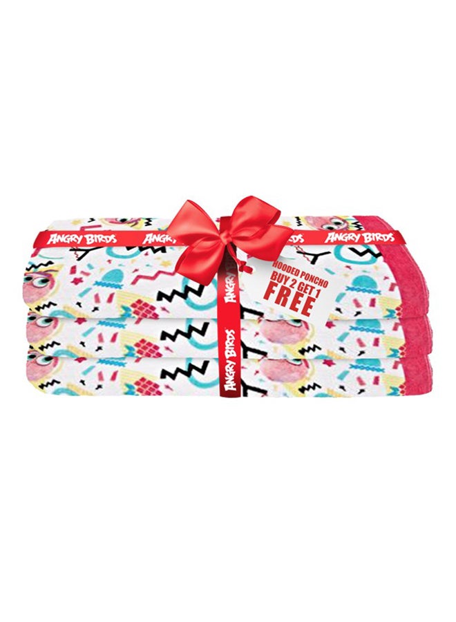 Angry Birds Angry Bird Printed Poncho With Hood (Buy 2 Get 1) - Image 1