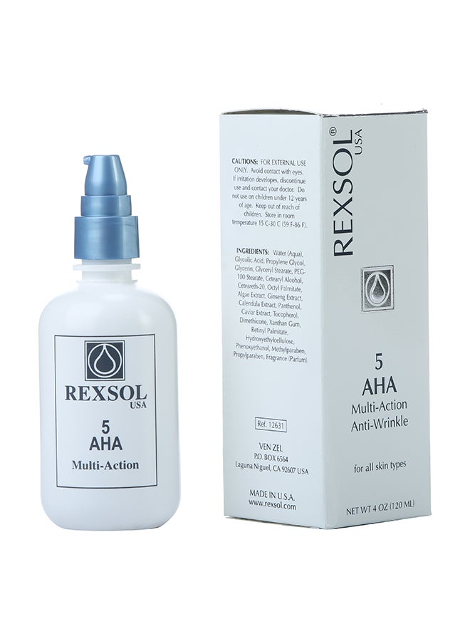 REXSOL 5 AHA Multi-Action Anti-Wrinkle Cream 120ml