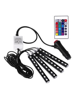 Generic 36 LED Bulb Car Light Strip With Remote Control, Multicolour  - Image 1