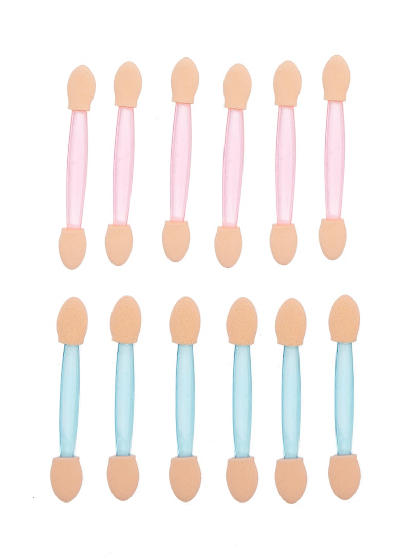 Helena 12-Piece Premium Eyeshadow Applicators Mix - Image 1