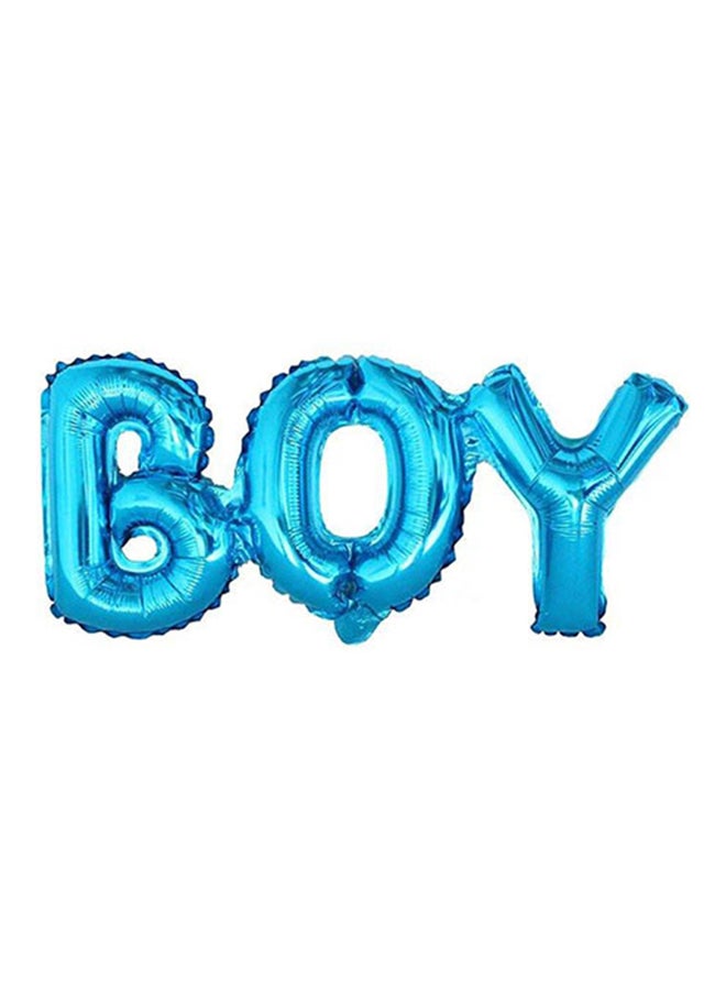 ذا بارتي بوبير - بالون بتصميم على شكل كلمة 'BOY' - Image 1