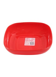 Eden Basics Deep Plate Red 21cm