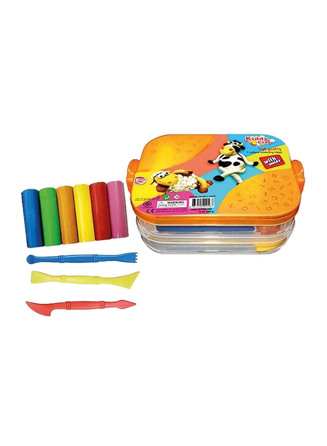 Modelling Clay And Mould Set Multicolour