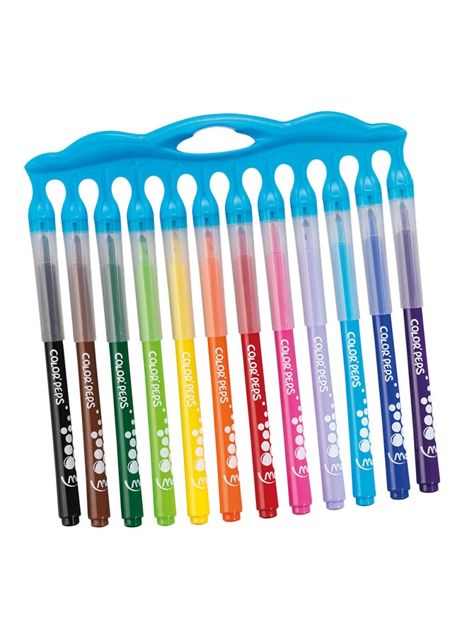 Maped 12-Piece Innovation Felt Tip Color Pen Set Multicolour - Image 1