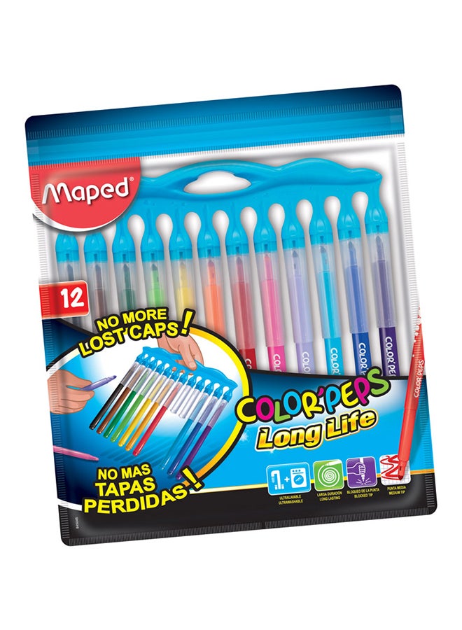 Maped 12-Piece Innovation Felt Tip Color Pen Set Multicolour - Image 2
