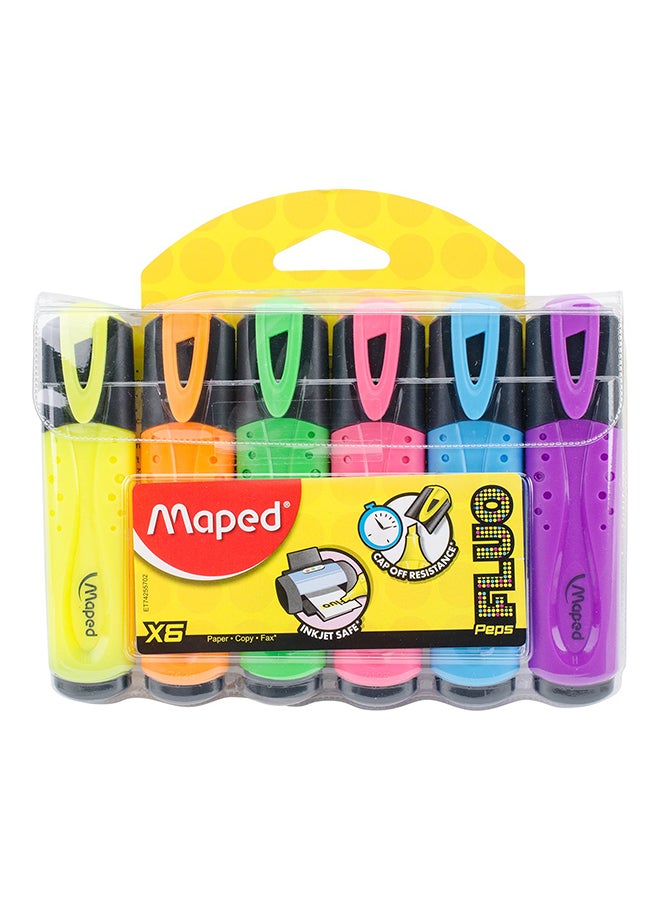 Maped 6-Piece Highlighter Set
