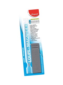 Maped Magnifier Ruler Grey 