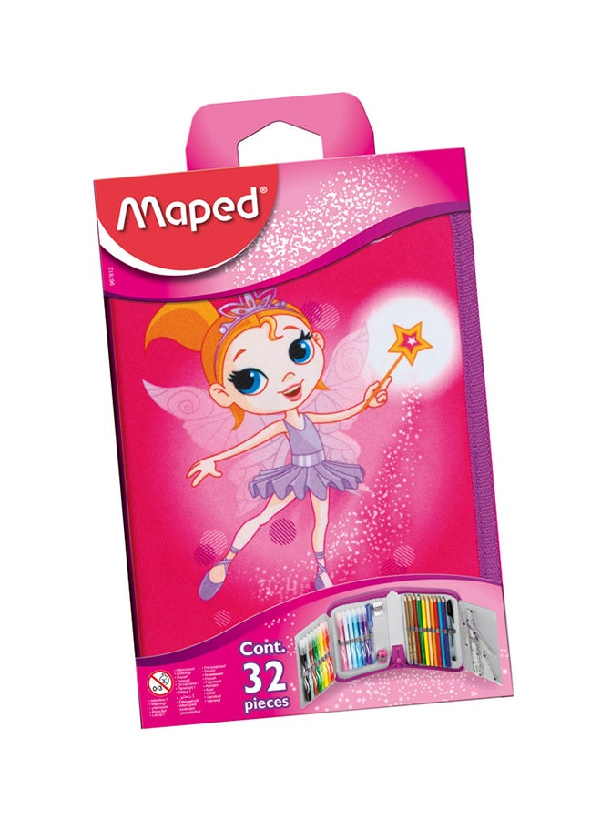 Maped Fairy Pencil Case With Accessories Set Multicolour  - Image 3
