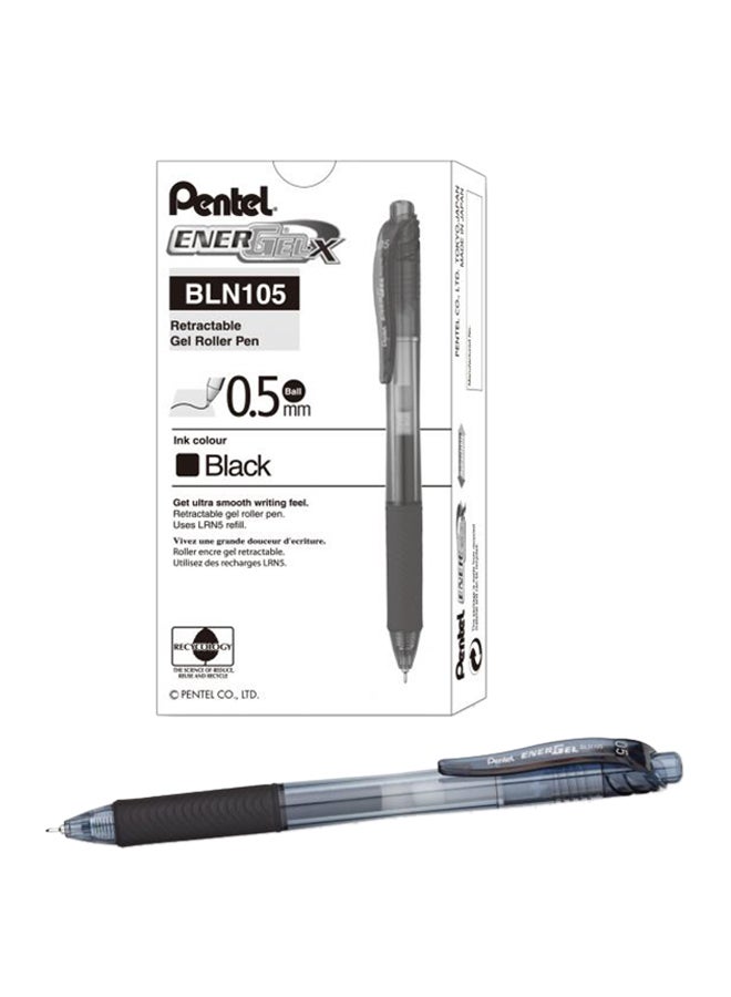 Pentel 12-Piece 0.5mm Black Ink Energel Pens - Image 2