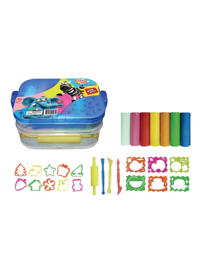 Modelling Clay And Mould Set Multicolour