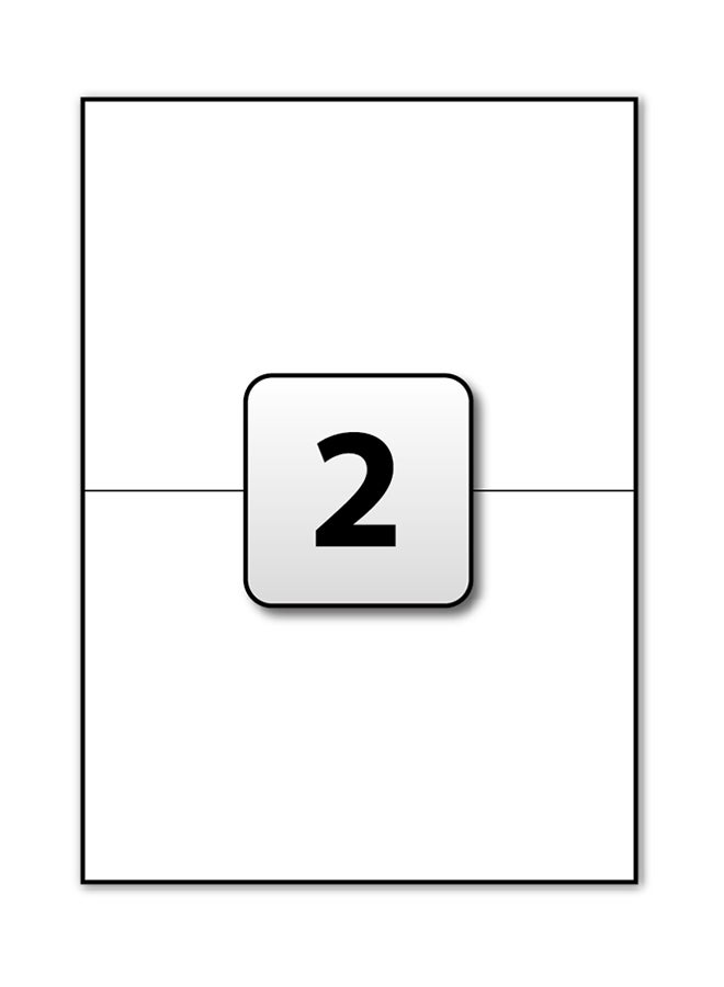 Formtec 100-Sheets Label Per Sheet Box (2 Labels Per Sheet) - Image 2