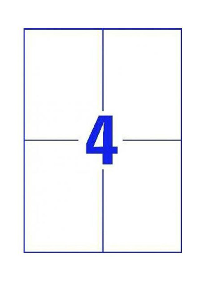 Formtec 100-Sheets Label Per Sheet Box (4 Labels Per Sheet) - Image 2