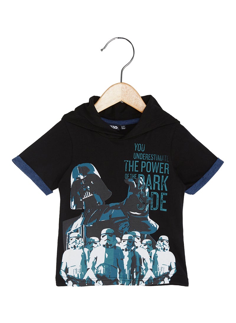 Iconic Star Wars Print T-Shirt Black  - Image 1