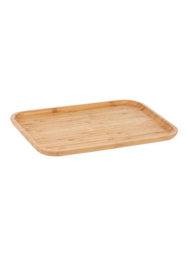 Liying Rectangular Serving Tray Beige 45x35x3centimeter  - Image 2